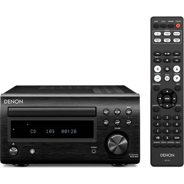 即納！】DENON RCD-M41-K（ブラック） Bluetooth対応CDレシーバー