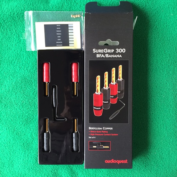 2セット audioquest SureGrip BFA バナナプラグ Amazon.com: AudioQuest SureGrip® 100 Banana Speaker