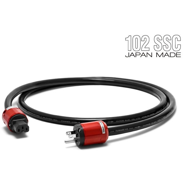 オヤイデ TUNAMIGPXV2 TUNAMI GPX V2（完成品電源ケーブル） イタリアンレッド :: TUNAMI GPX V2