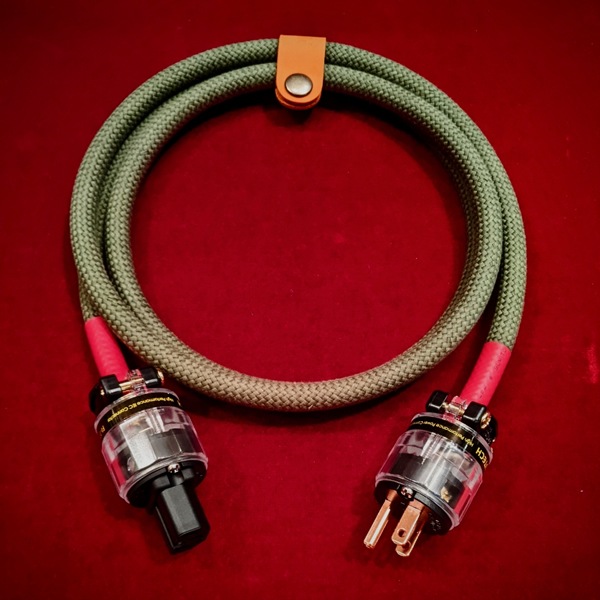 オリジナル電源ケーブル/1.25m・コットンシース掛け】DDD-1aFT