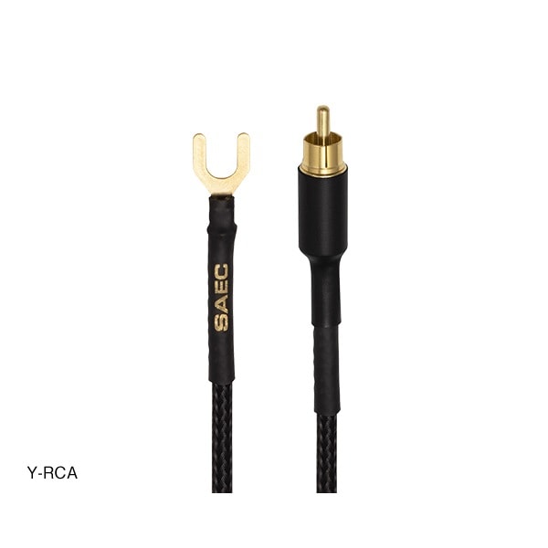 SAEC SE-400 Y-RCA（Y端子-RCA端子）1.2m PC-Triple C導体を採用