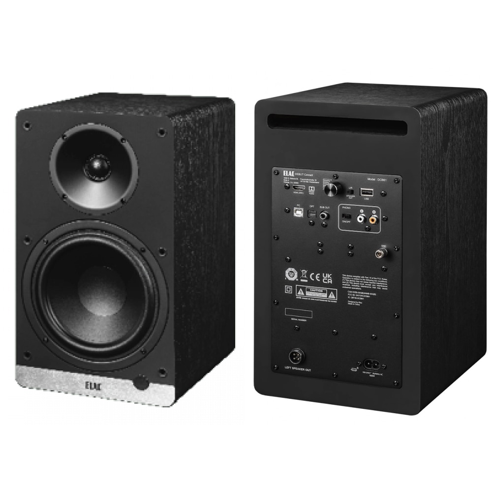 ELAC DEBUT-CONNEX-DCB61BK（ブラック・2本1組） アクティブ