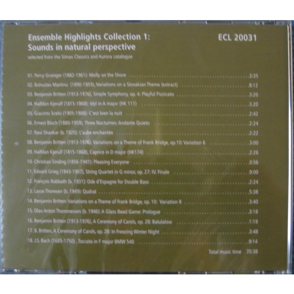 Ensemble��ECL20031��CD��"Sounds in natural perspective"�����󥵥�֥�