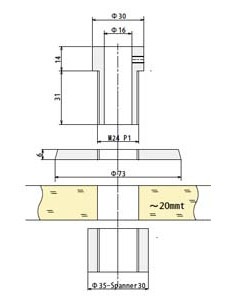 GLANZ��MH-B244S��24mm���١�����MH-104S,MH-124S�ѡˡ������ġ�MHB244S���ϥޥ��ŵ�
