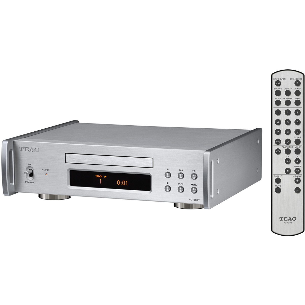 ��Ǽ������Ǽ��̤���TEAC��PD-507T-S�ʥ���С��ˡ�CD�ȥ�󥹥ݡ��ȡ��ƥ����å���PD507T