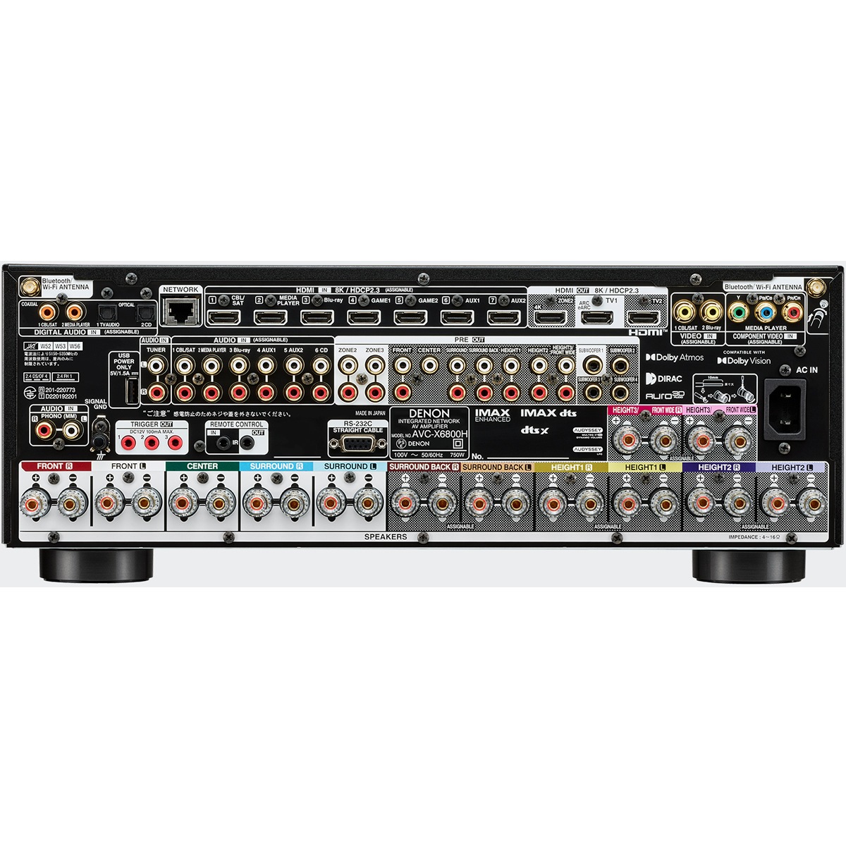 ¨ǼDENONAVC-X6800H-Kʥ֥åˡ11.4 ch AV饦ɥסǥΥAVCX6800H