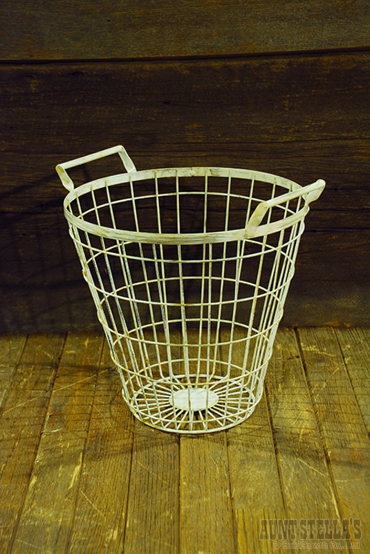 アンティークメタルワイヤーバスケット（L） | ランドリー