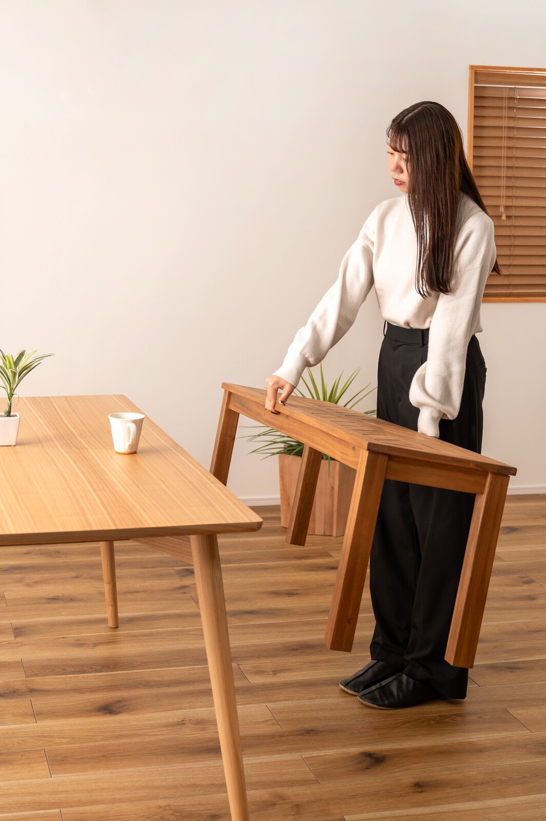アカシアダイニングベンチ130 | チェア | アントステラ インテリア