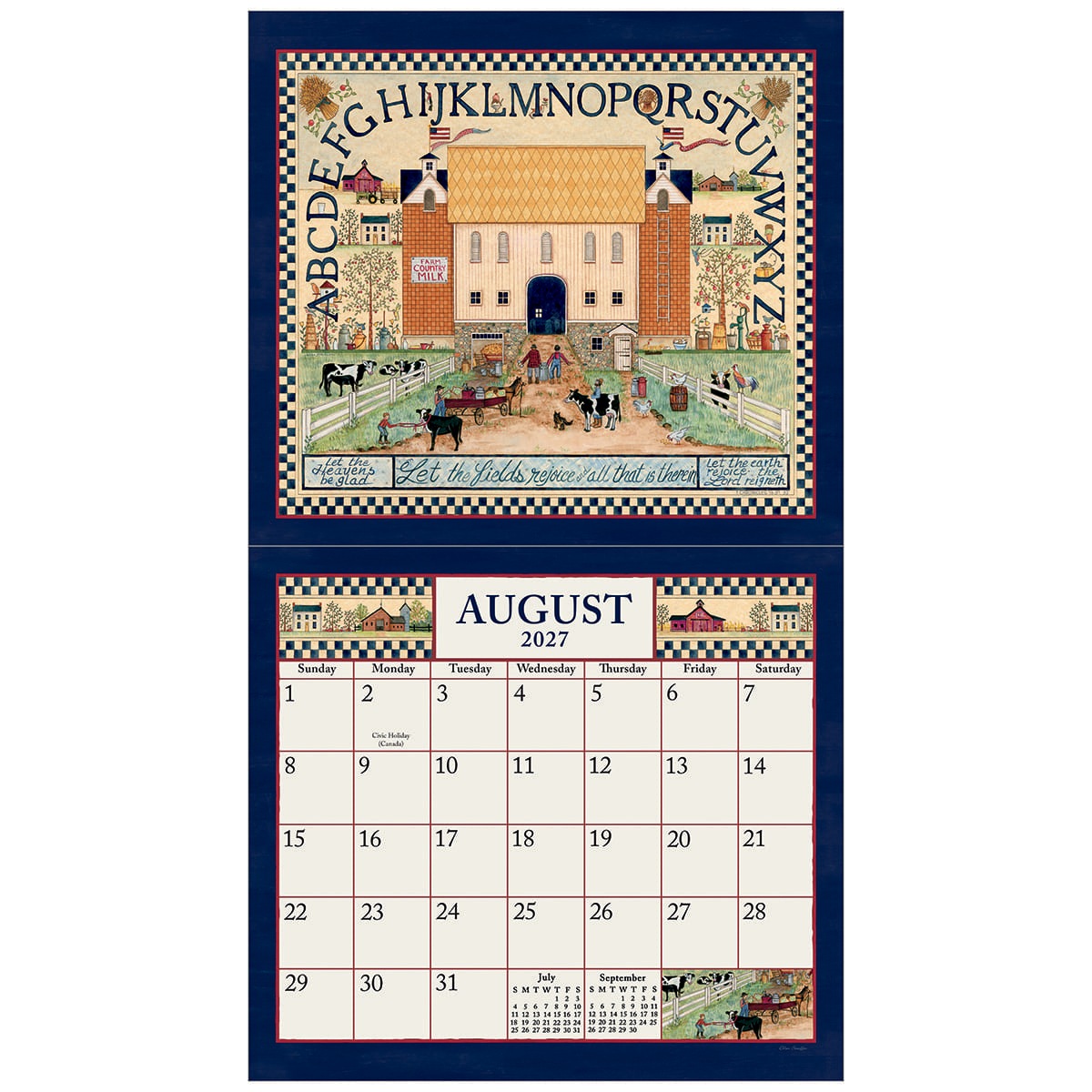 2027 SAMPLER CALENDAR �������륫������