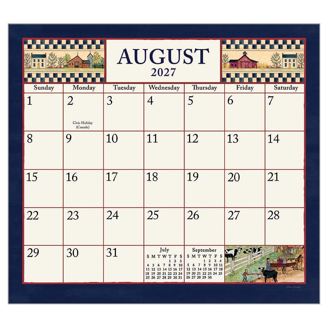 2027 SAMPLER CALENDAR �������륫������