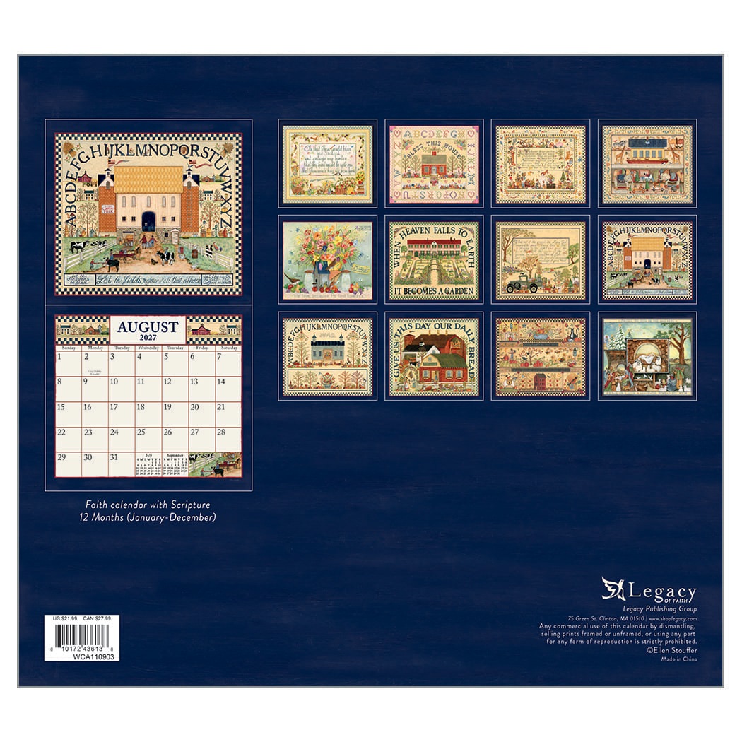2027 SAMPLER CALENDAR �������륫������