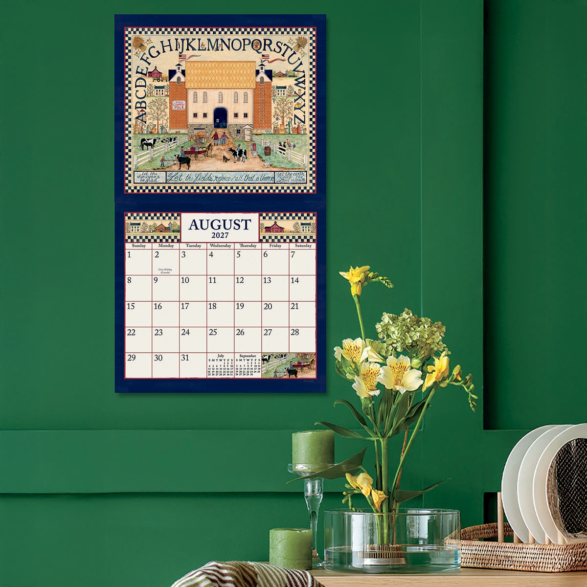2027 SAMPLER CALENDAR �������륫������
