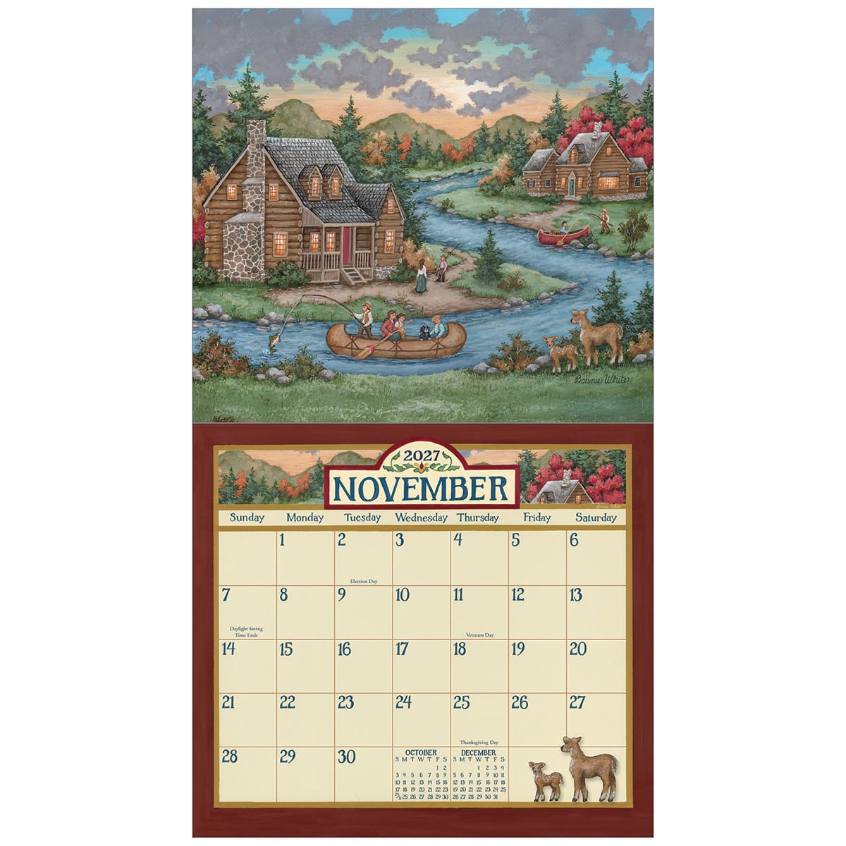 2027 BONNIE WHITE FOLK ART �������륫������