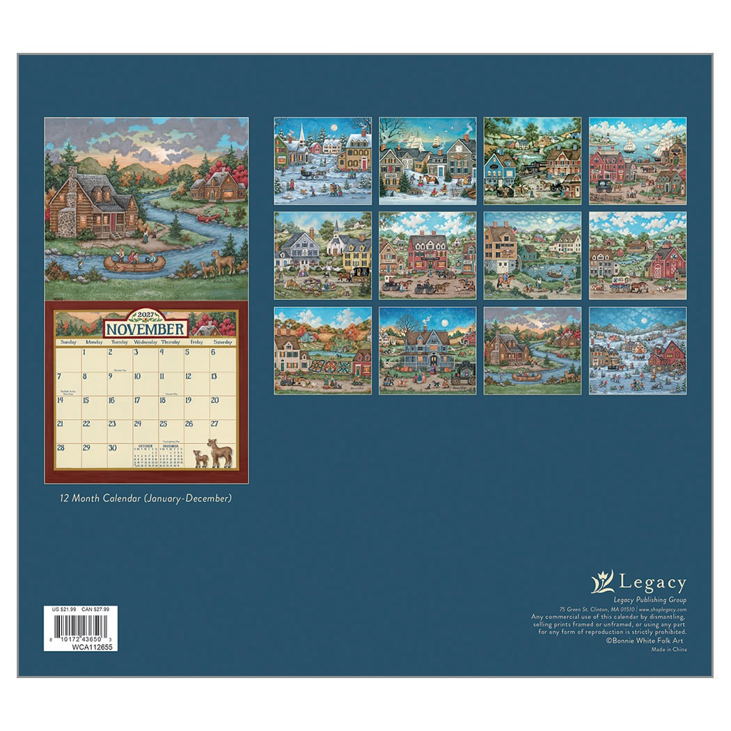 2027 BONNIE WHITE FOLK ART �������륫������