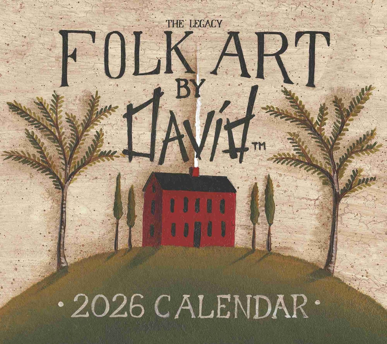 2026 FOLK ART BY DAVID ウォールカレンダー | 2026年ウォール