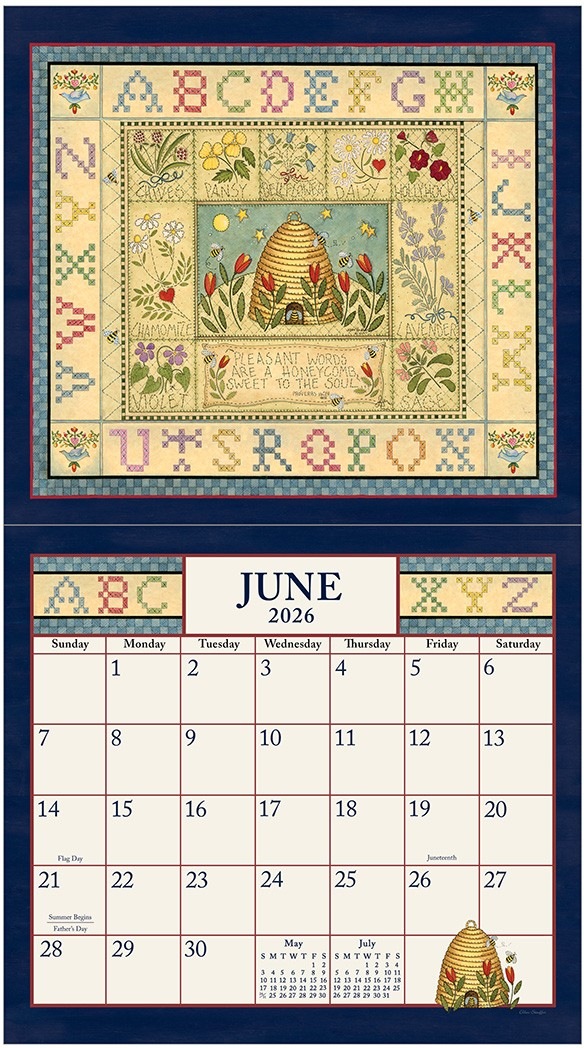 2026 SAMPLER CALENDAR �������륫������