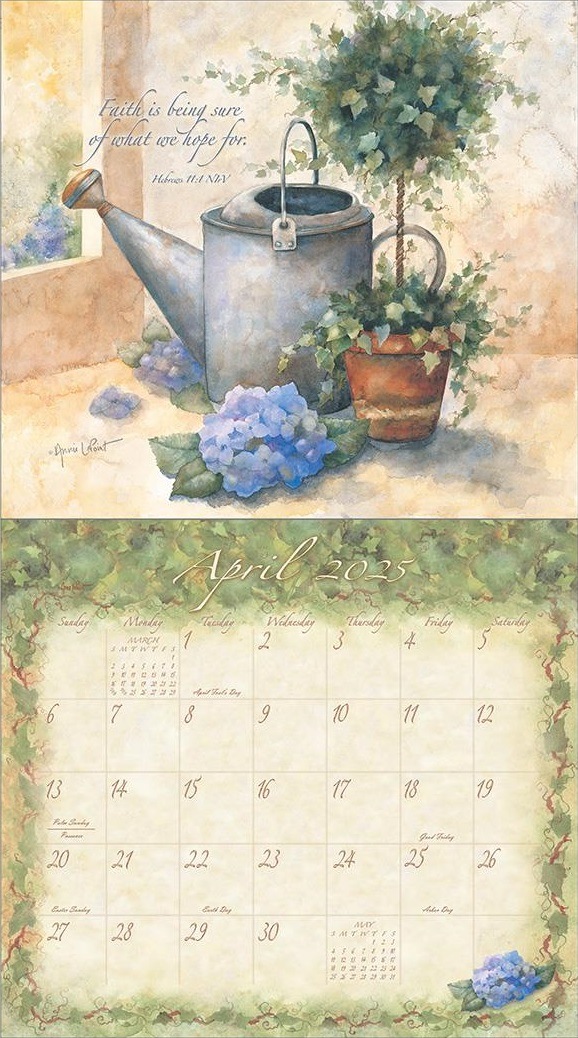 2025 GRACEFUL GARDEN ウォールカレンダー ★2025年版アメリカンウォールカレンダー アントステラ インテリア