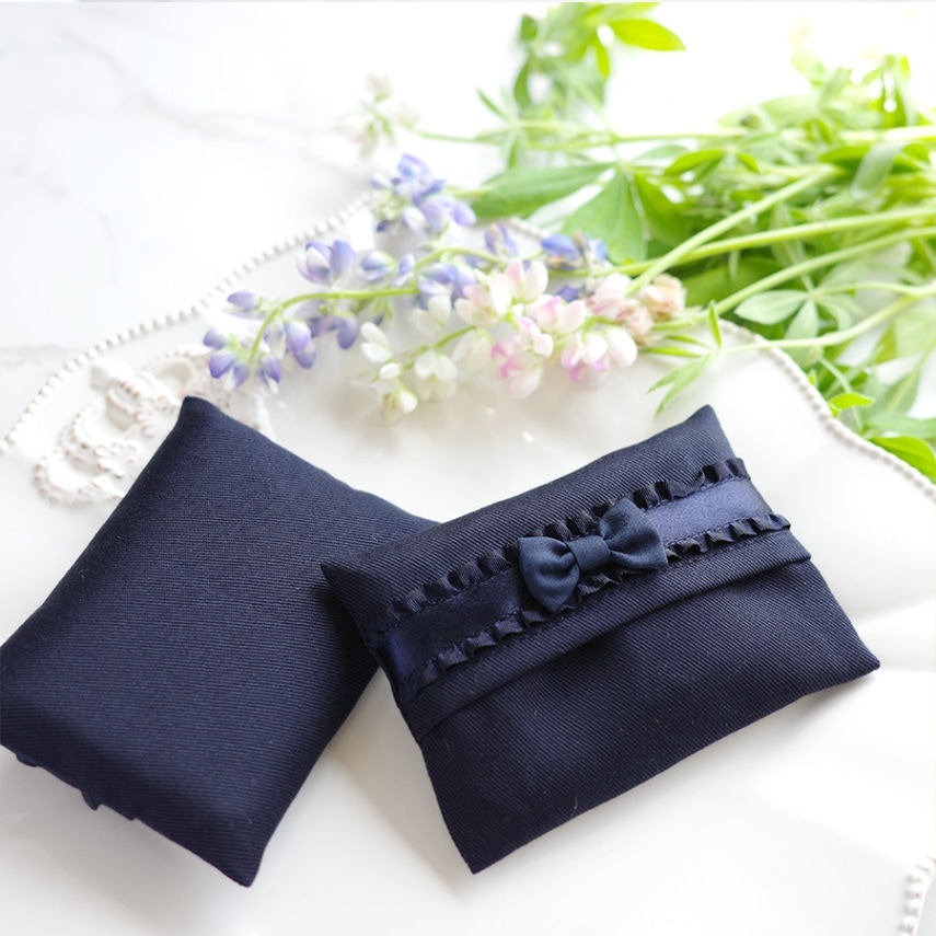 Me様オーダー ティッシュケース サテンリボン Maison de FLEUR ポーチ サテンリボンティッシュケース
