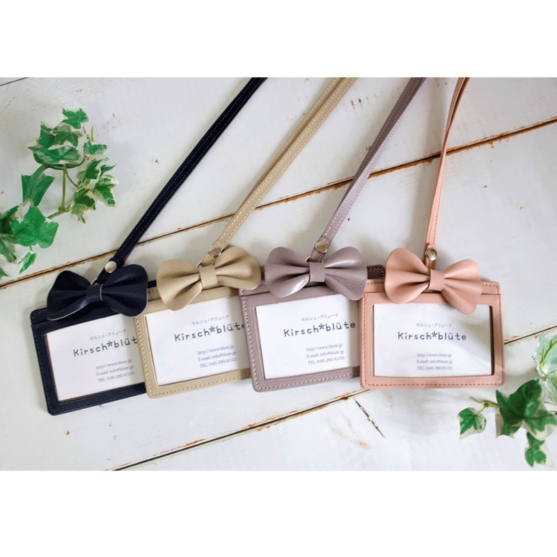 最終値下‼︎ ◆新品未使用品　h.myriad ショルダーポーチ　ネームタグ付き 本革IDホルダー レザーリボンをお探しならお受験専門店｜キルシェ