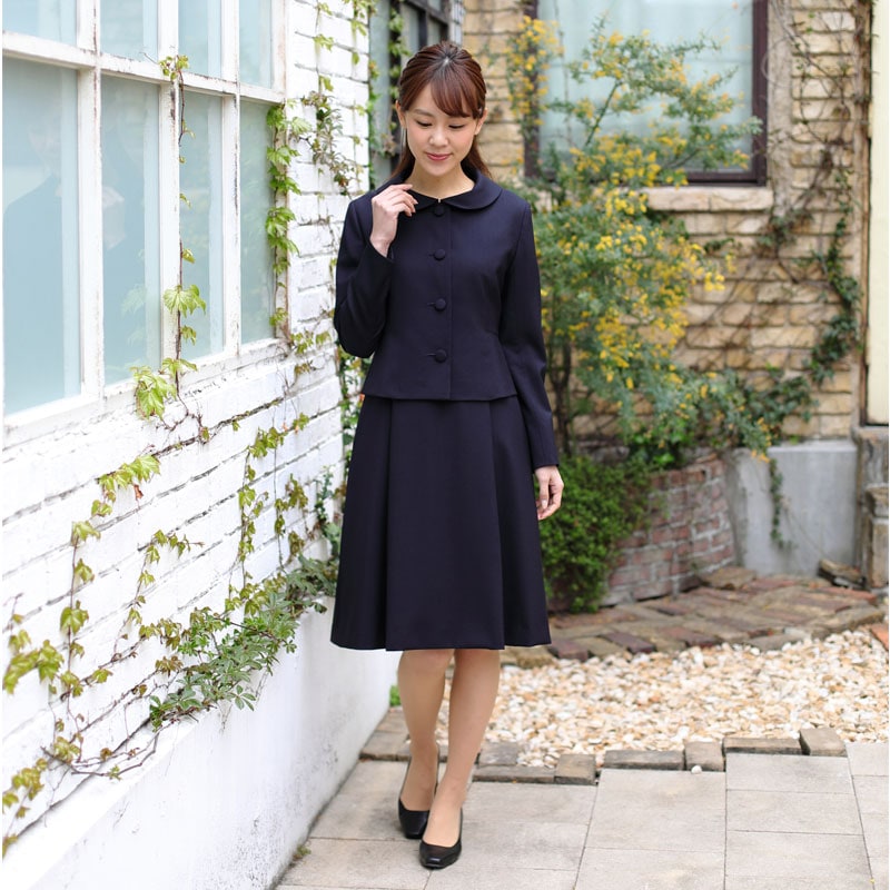 お受験 濃紺ワンピース カリニッシモ 7号