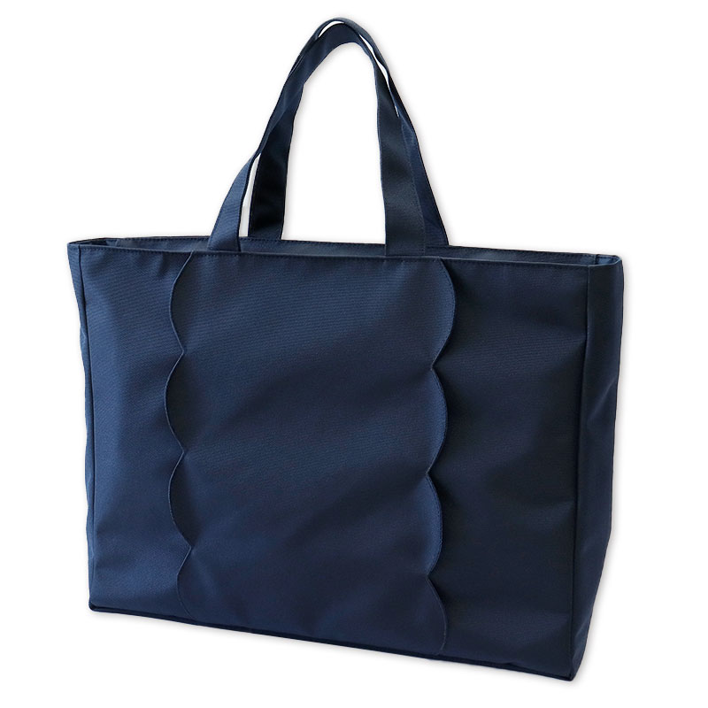 スカラップデザイン ファスナーバッグをお探しならお受験専門店