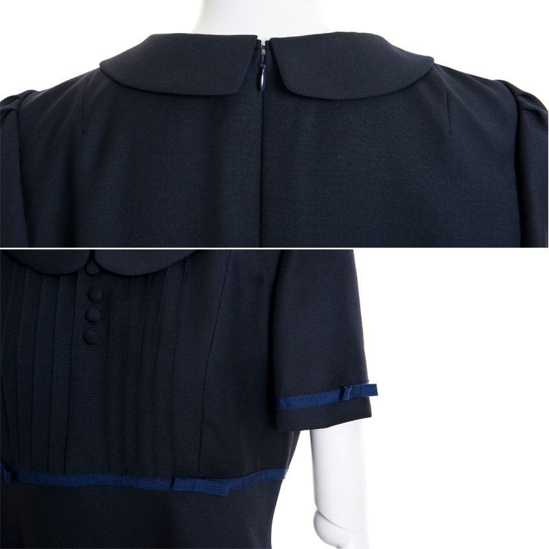 カリニッシモ 半袖ワンピース オーダー お受験 100cm相当 カリニッシモ】襟付き半袖ワンピース をお探しならお受験専門店