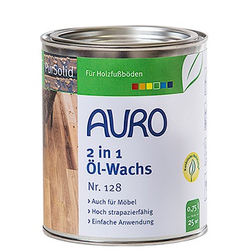 ツーインワンオイルワックス Nr.128 0.75リットル | AURO(アウロ),床用 