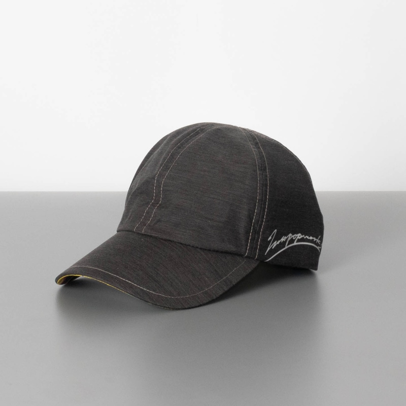 みたらし☆LANVIN ブラック 手編み風サーモキャップ　日本製　ブラック みたらし☆LANVIN ブラック 手編み風サーモキャップ 日本製