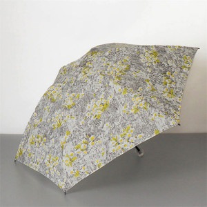 【 JILL STUART（ジル スチュアート）】アブストラクトフラワー柄 雨傘（クイックオープン・折りたたみ）