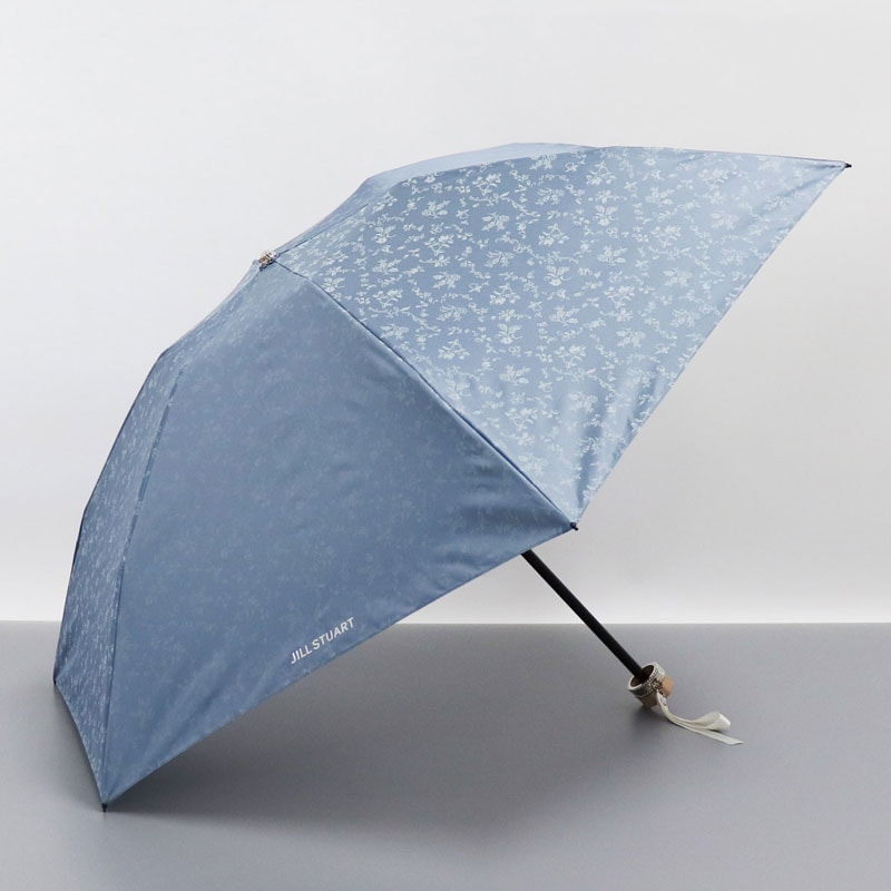 サマーシールド JILL STUART 折りたたみ傘 シルバーグレー 晴雨兼用 JILL STUART(ジル スチュアート)】 プレーン無地晴雨兼用傘