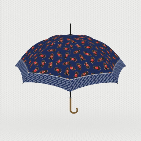 【モンチッチ】 レトロフォト雨傘(長傘)当ストア限定受注生産品