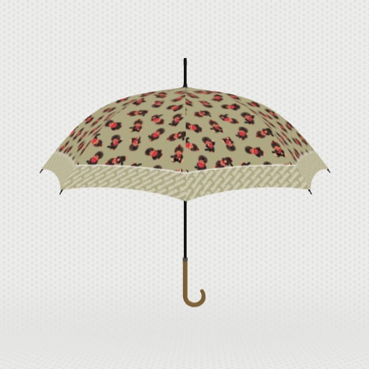 【モンチッチ】 レトロフォト雨傘(長傘)当ストア限定受注生産品