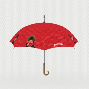 【モンチッチ】 レトロフォトドットプリント雨傘(長傘) 当ストア限定 受注生産品