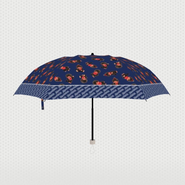 【モンチッチ】 レトロフォト雨傘(折りたたみ) 当ストア限定 受注生産品