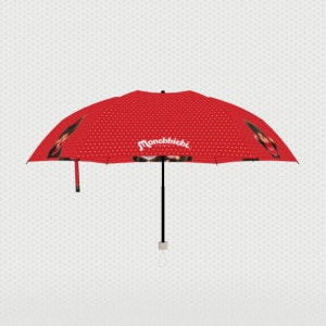 【モンチッチ】 レトロフォトドットプリント雨傘(折りたたみ)当ストア限定受注生産品