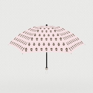 【モンチッチ】シンプルプリント晴雨兼用傘(折りたたみ) 当ストア限定 受注生産品