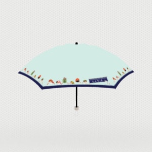 【モンチッチ】 お寿司になったモンチッチ晴雨兼用傘(折りたたみ) 当ストア限定 受注生産品