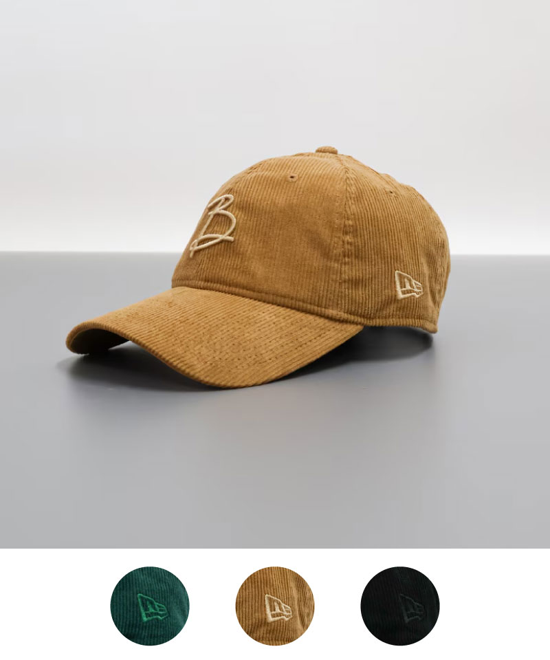 【 Beaurance (ビューランス)】NEW ERAコラボコーデュロイキャップ