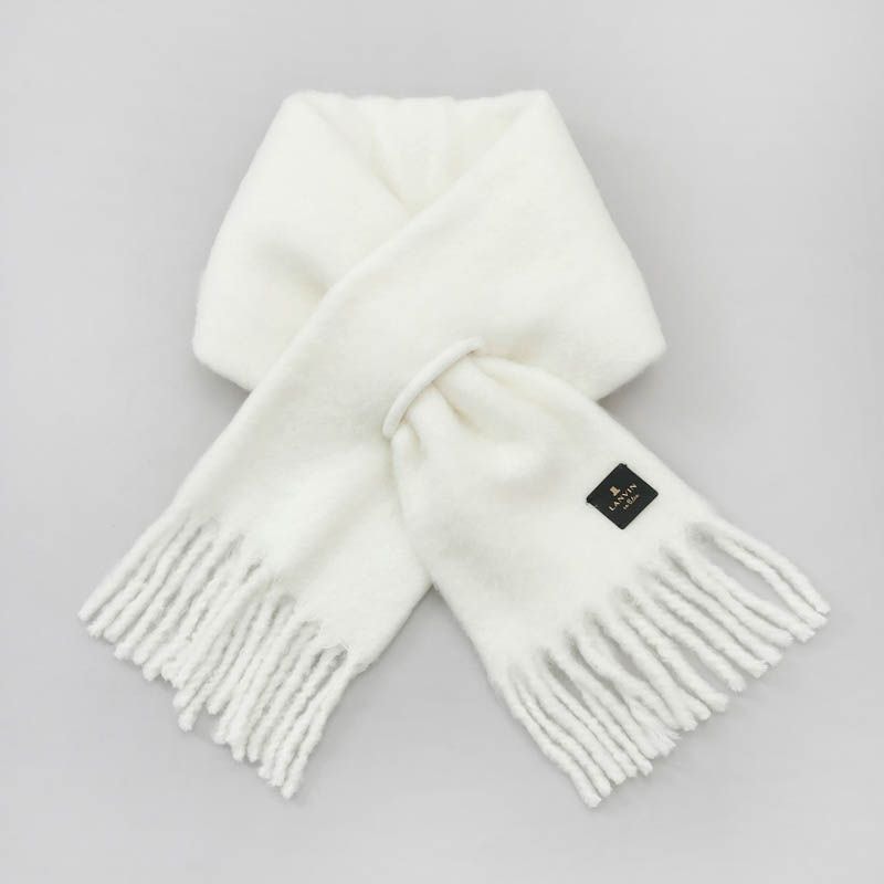 ランバンオンブルー マフラー カシミヤ 無地 LANVIN COLLECTION