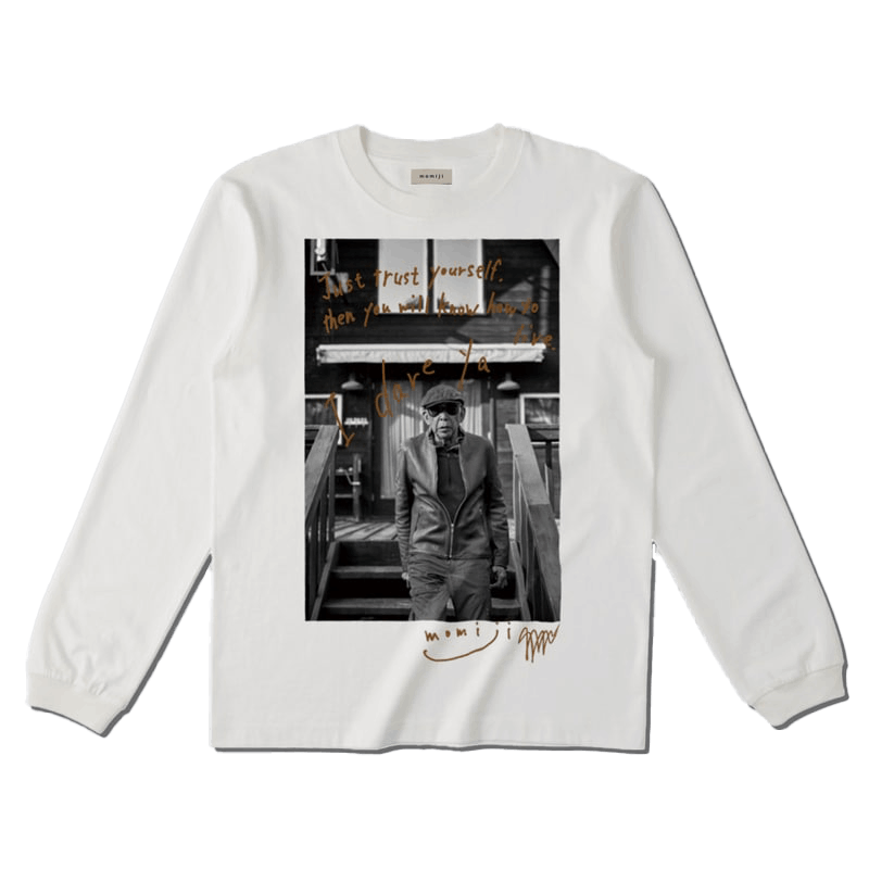 【 momiji  】 Long sleeve T the Unknown Great White