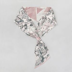 【 Beaurance （ビューランス）】シルクリバーシブルプリント剣先スカーフ