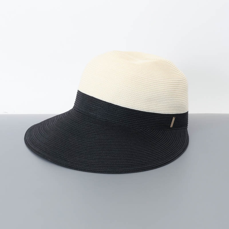 ロゴタグ付き　新品未使用　LANVIN バケットハット ホワイト/ブラック 楽天市場】LANVIN en Bleu ランバン オン ブルー刺しゅう