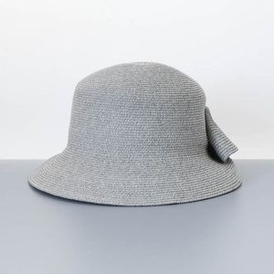 【 LANVIN COLLECTION（ランバン コレクション） 】リボンペーパーブレード クロッシェハット