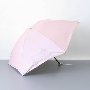 【 ANTEPRIMA(アンテプリマ)】フラワーラメ刺しゅう晴雨兼用パラソル(折りたたみ傘)