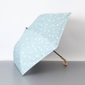 【 BLAO(ブラオ)】花柄晴雨兼用傘(折りたたみ傘)