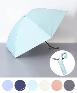 【 Blao（ブラオ）】サマーシールド シュシュ房晴雨兼用傘(折りたたみ)