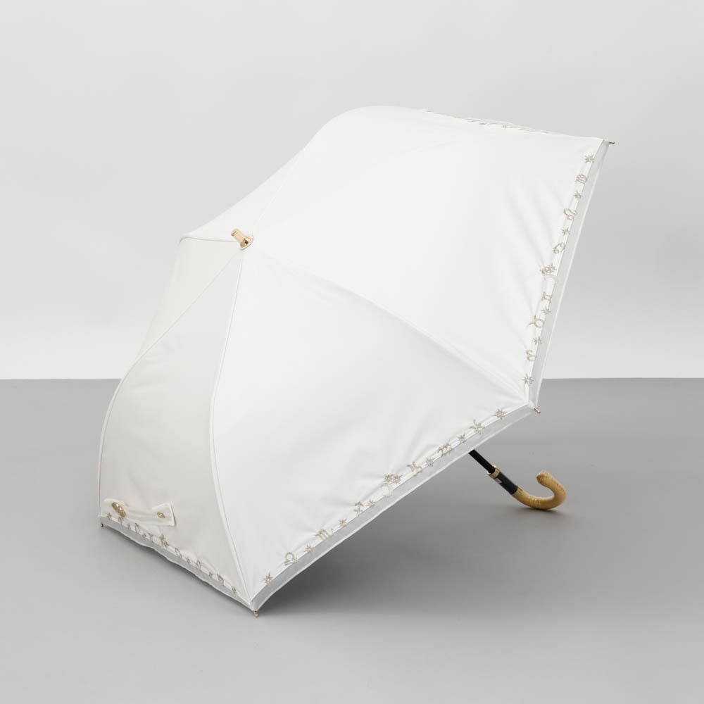 現行品 新品未使用 Beaurance 折りたたみ傘 晴雨兼用 ホワイト Beaurance 傘