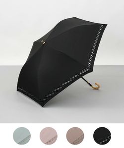 【 Beaurance （ビューランス）】サマーシールド　トーションレース晴雨兼用パラソル(折りたたみ傘)