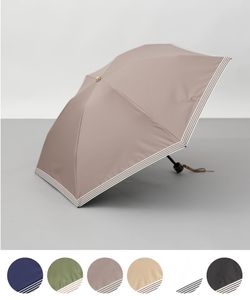 【 Beaurance （ビューランス）】サマーシールド　グログランリボン晴雨兼用傘（折りたたみ傘）