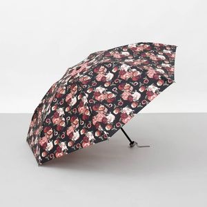 【 ANNA SUI（アナ スイ）】花柄プリント雨傘（折りたたみ傘）